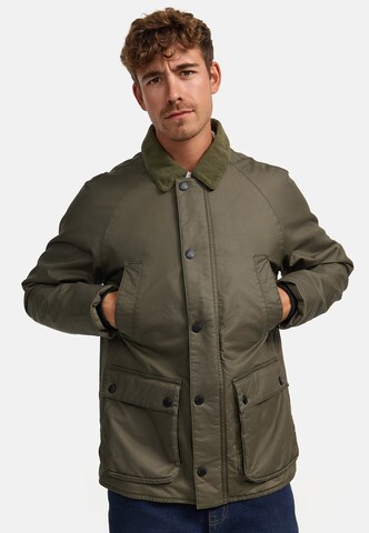 Veste mi-saison 'Filmen' INDICODE JEANS en vert : devant