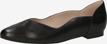 CAPRICE Ballet Flats in Black: front