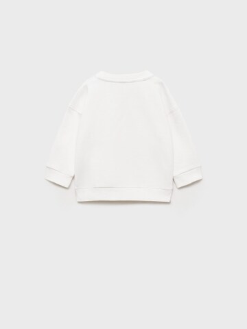 MANGO KIDS Sweatshirt i vit