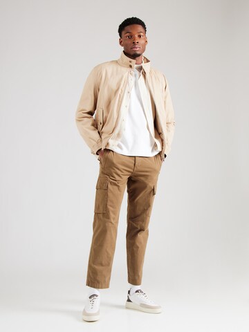 Regular Pantalon cargo 'Sisla 8' BOSS en vert