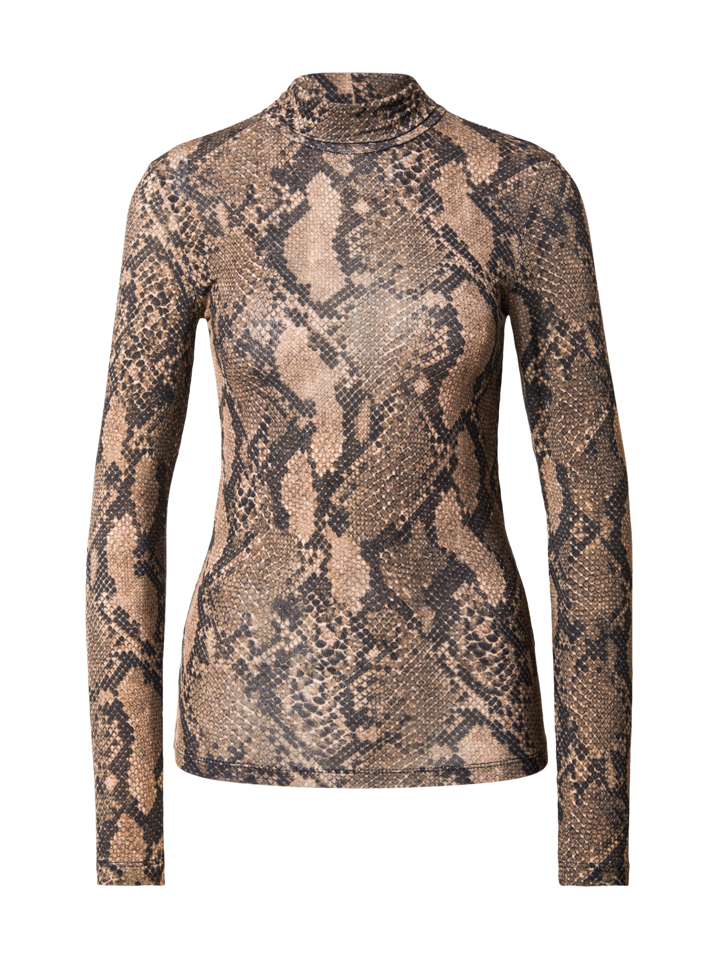 YAS Πλεκτό γιλέκο 'YASWOOLA' σε καφέ: μπροστά