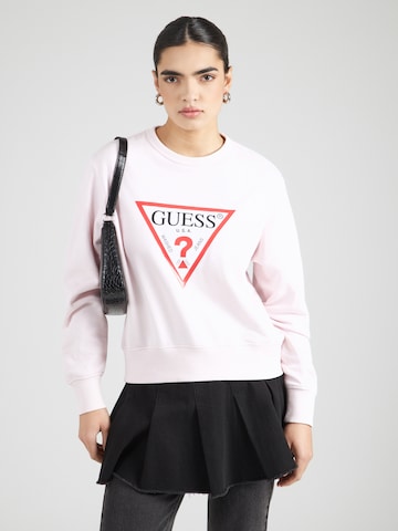 GUESS Sweatshirt in Pink: Vorderseite