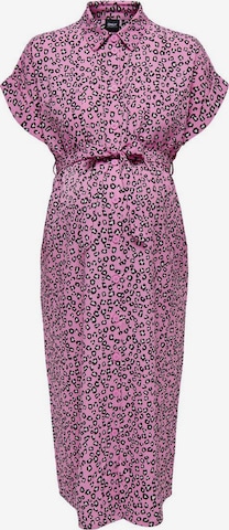 Only Maternity Blousejurk in Roze: voorkant