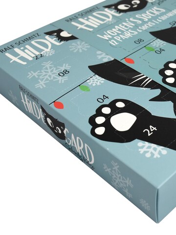 United Labels Socks 'Adventskalender Ralf Schmitz Hildegard mit 12 Paar' in Mixed colours