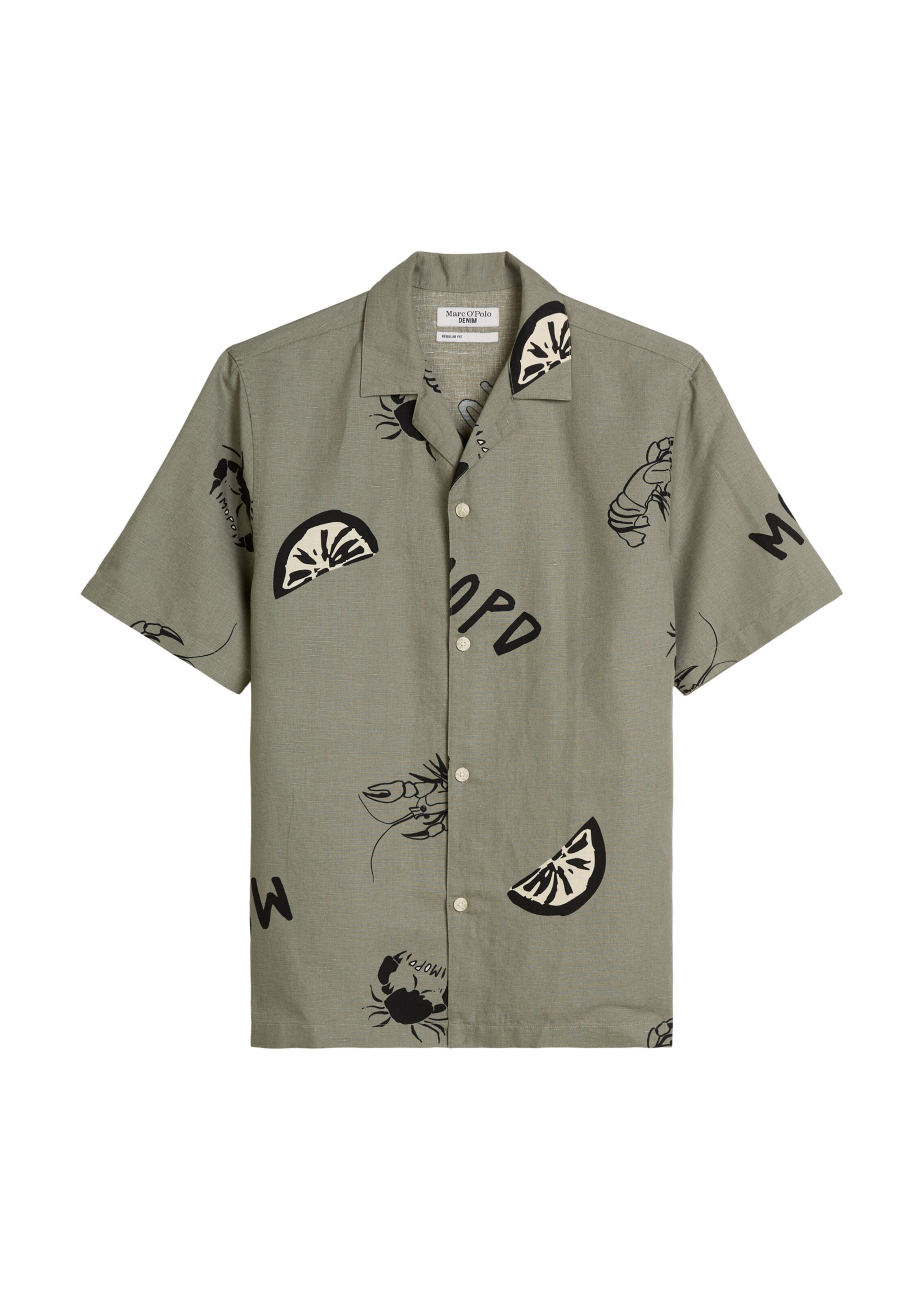 Marc O'Polo DENIM Regular fit Button Up Shirt in Green: front
