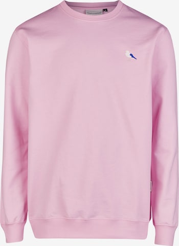 Cleptomanicx Sweatshirt 'Embro Gull' in Lila: predná strana