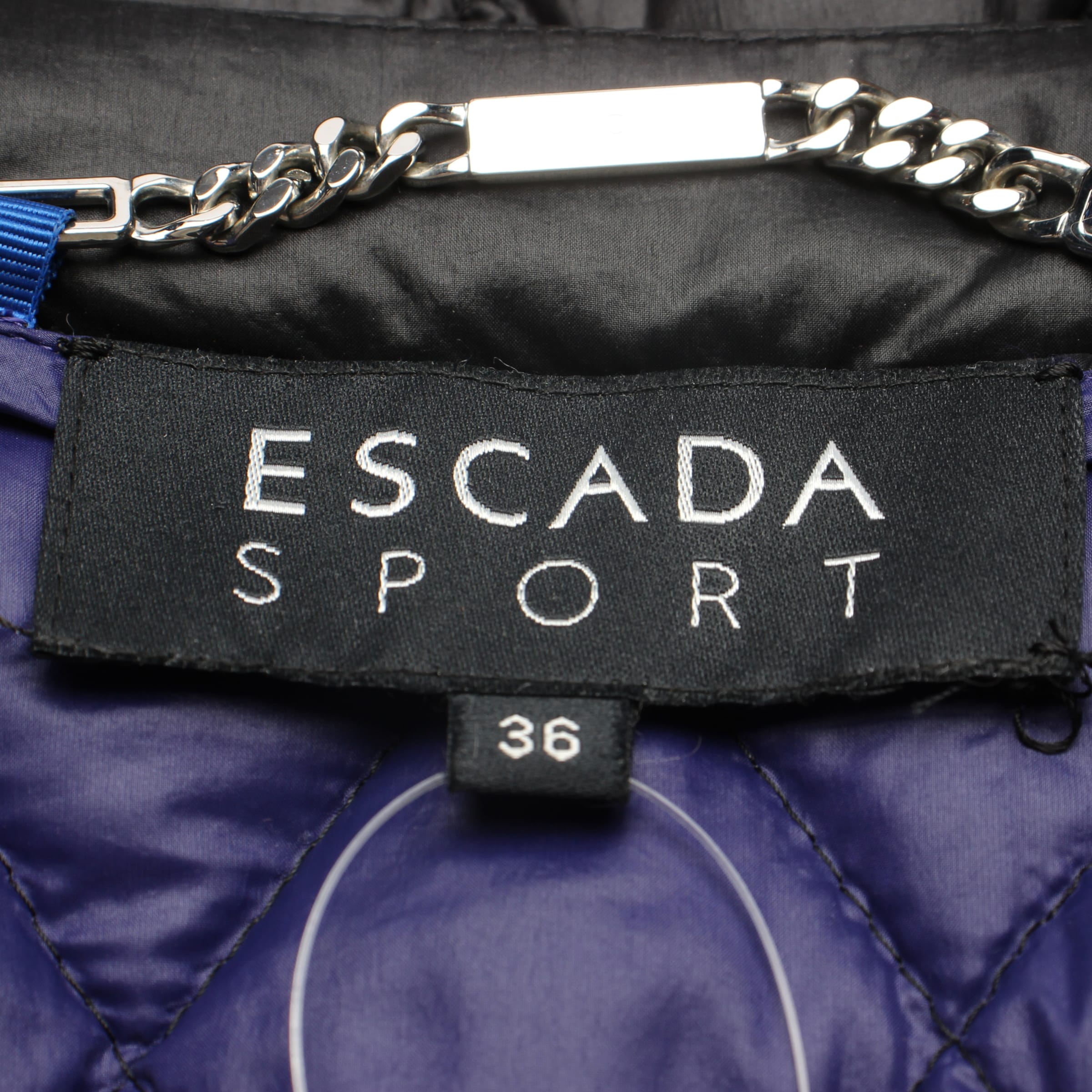 ESCADA Übergangsjacke S in Schwarz