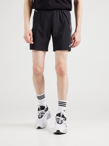 regular Pantaloni sportivi 'Road' di ASICS in nero: frontale