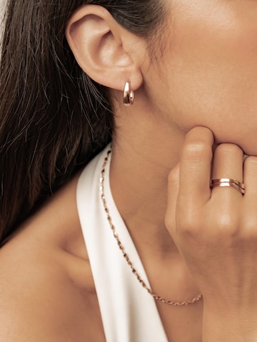 Orecchini 'Bold Dome Hoop' di Hey Happiness in oro