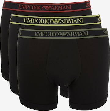 Boxer di Emporio Armani in nero: frontale