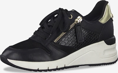 TAMARIS Låg sneaker i guld / svart, Produktvy