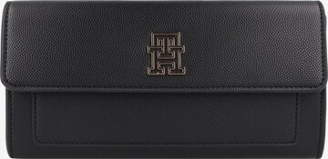 TOMMY HILFIGER Wallet in Black: front