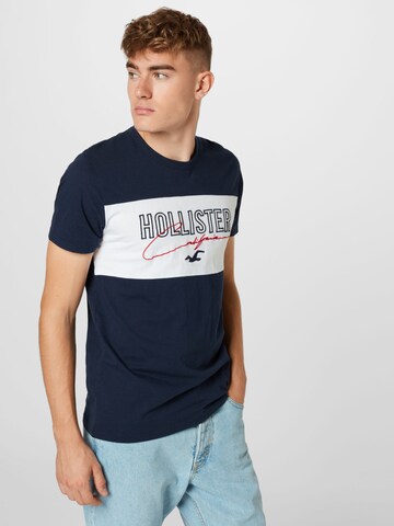 HOLLISTER - Camiseta en azul: frente