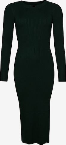 Superdry Gebreide jurk in Groen: voorkant
