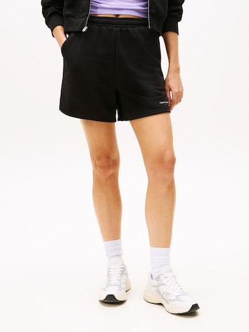 Tommy Jeans - regular Pantalón en negro: frente