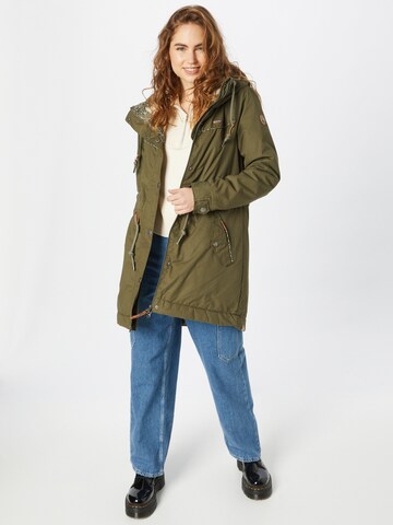 Parka d’hiver 'Canny' Ragwear en vert