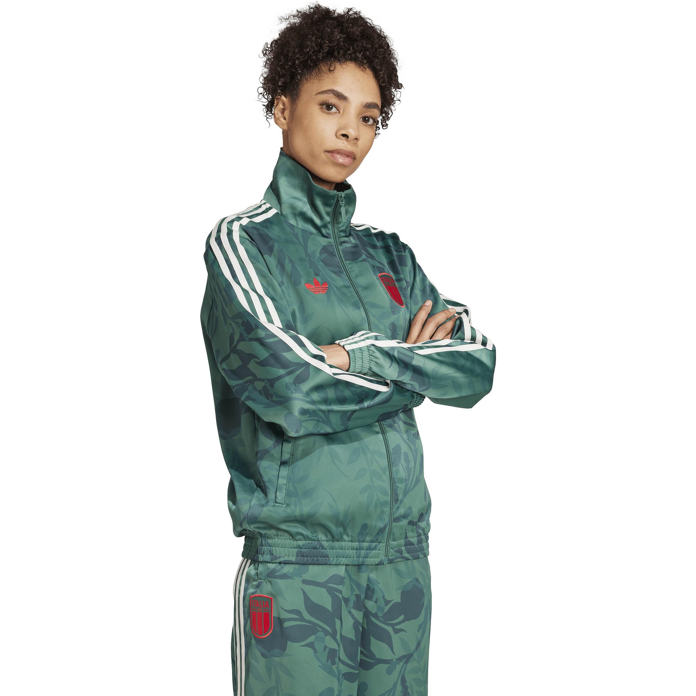 ADIDAS PERFORMANCE Športová bunda 'Figc Italy' - Zelená