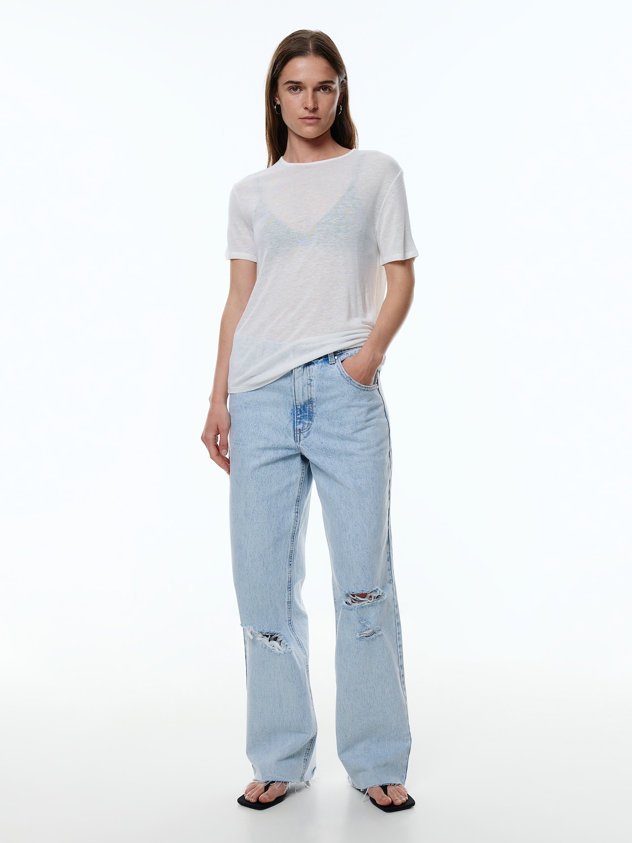 EDITED Shirt 'Weya' Beige