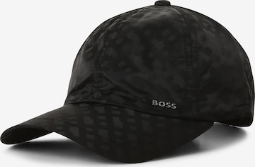 BOSS Black Cap ' Zed-M ' in Black: front