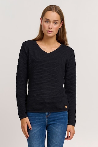 Pull-over 'HANNA' Oxmo en noir : devant