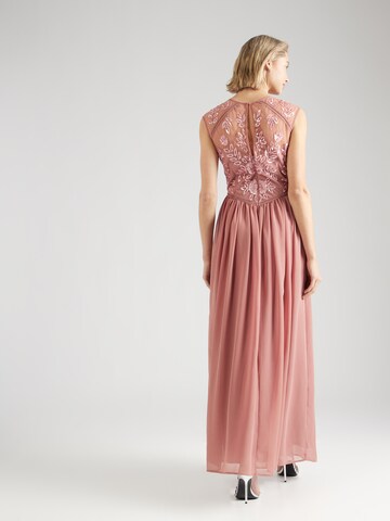 LACE & BEADS Večerna obleka 'Debora' | roza barva