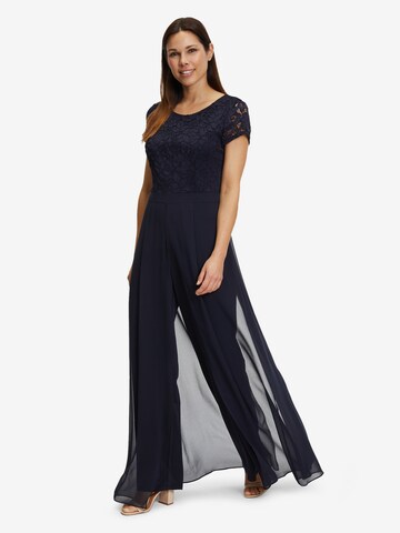 Vera Mont Jumpsuit in Blauw: voorkant