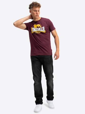 Lonsdale London T-Shirt 'Holmpton' in Rot