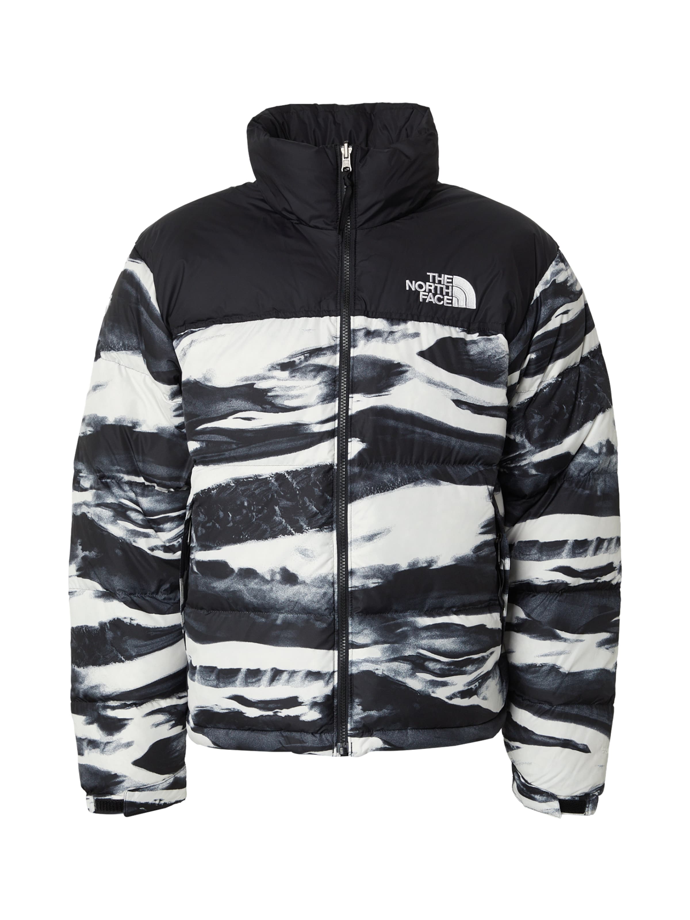 THE NORTH FACE Зимняя куртка '1996 RETRO NUPTSE' в Антрацитовый / Черный / Белый, Обзор товара