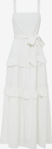 Tussah Dress 'NATALIA' in White: front