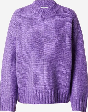 TOPSHOP Sweater in Purple: front