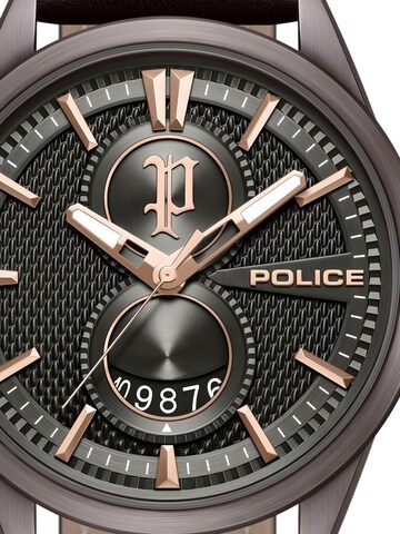 POLICE Analog watch 'Date watch Styleshift' in Brown