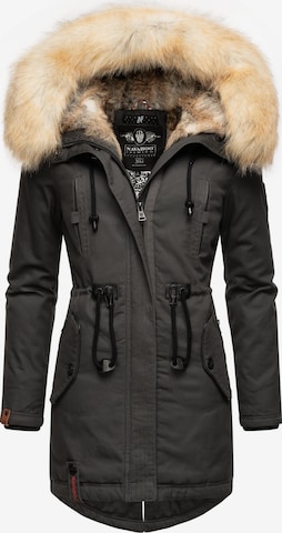 NAVAHOO Zimná parka - Sivá: predná strana