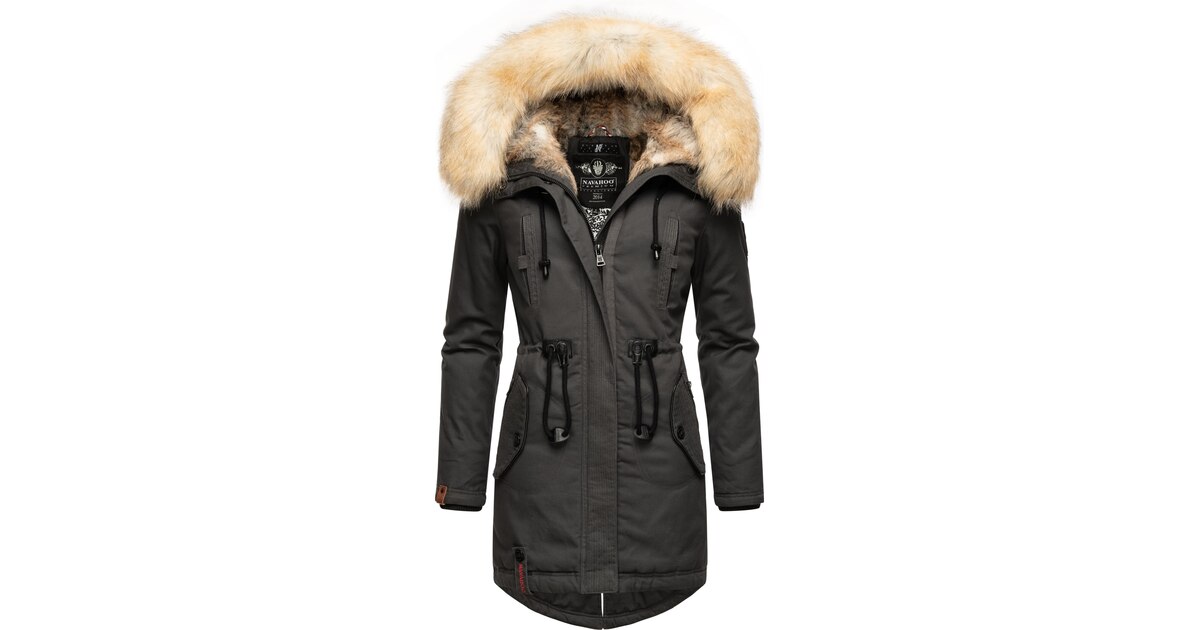 NAVAHOO Winterparka 'Bombii' grijs jas | jas kopen v NAVAHOO Winterparka 'Bombii' grijs jas | jas kopen v