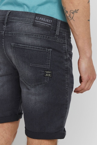 11 Project Regular Jeansshorts 'Vetle' in Grau