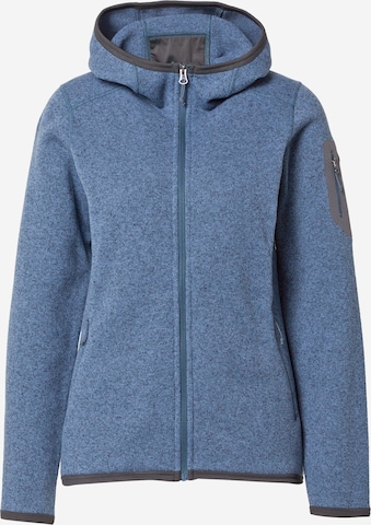 Bergans Athletic Fleece Jacket in Blue: front