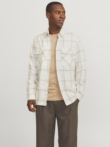 JACK & JONES Comfort Fit Hemd in Weiß: Vorderseite