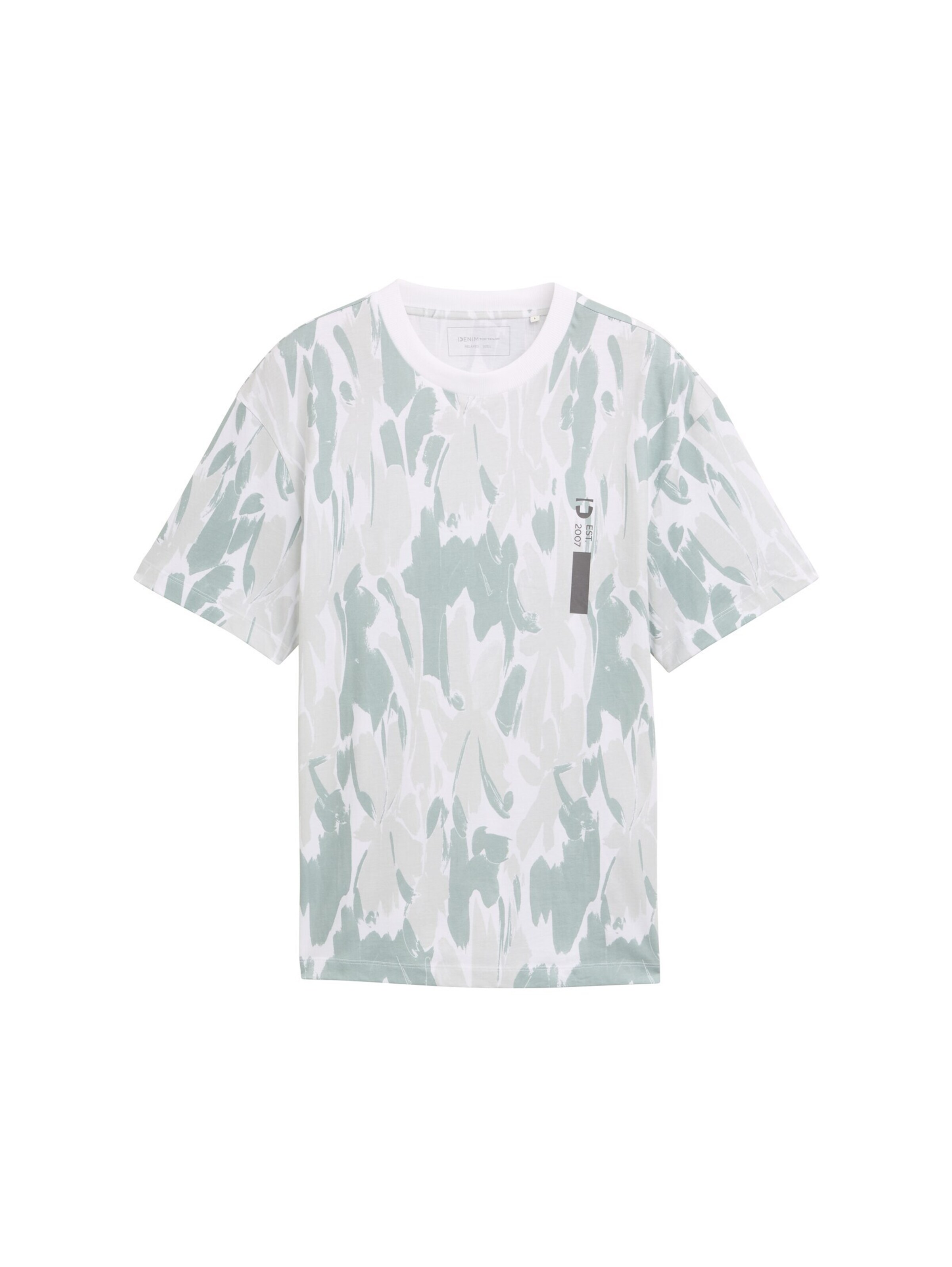 TOM TAILOR DENIM Shirt in Wit: voorkant