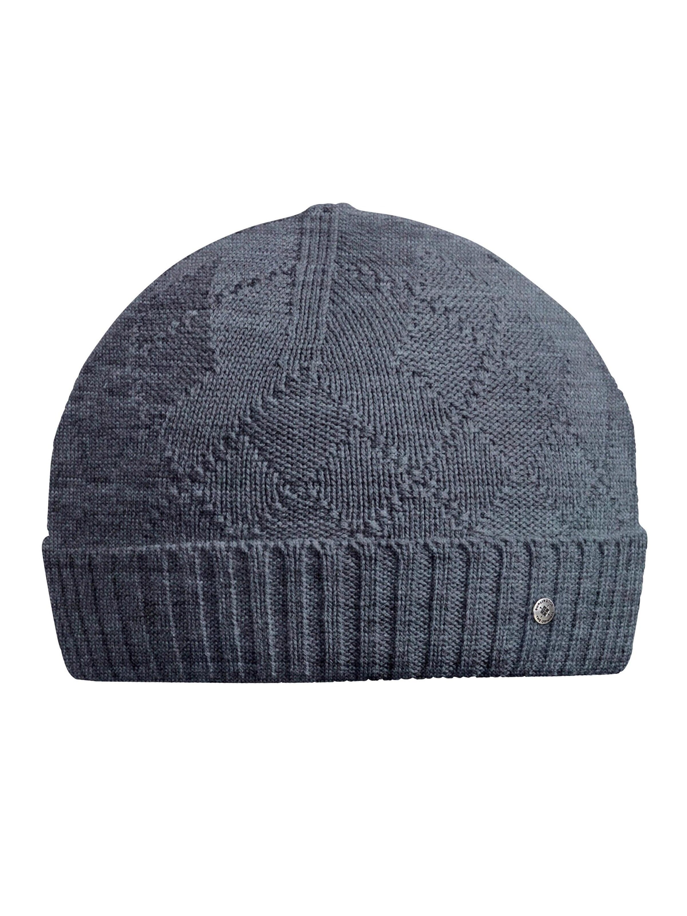 BURLINGTON Hut 'Argyle Accent'‌ in Grau: Vorderseite