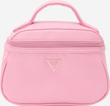 rožinė GUESS Tualeto reikmenų / kosmetikos krepšys 'BEAUTY'