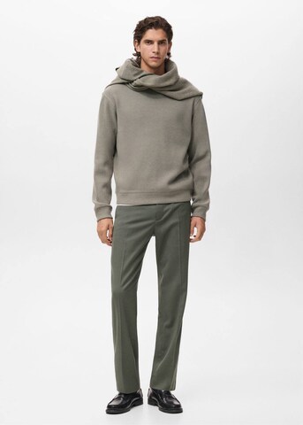 MANGO MAN Pullover 'Besalu' in Grün