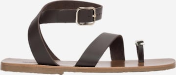 Estro Sandal '442-103' i brun: framsida