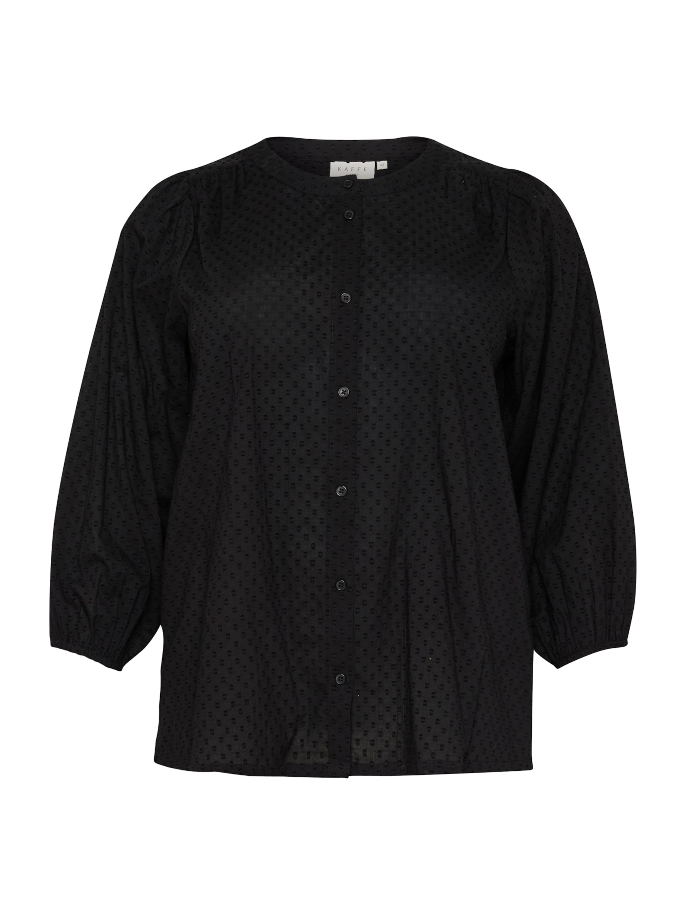 KAFFE CURVE Блузка 'KC Rory' в Черный: спереди