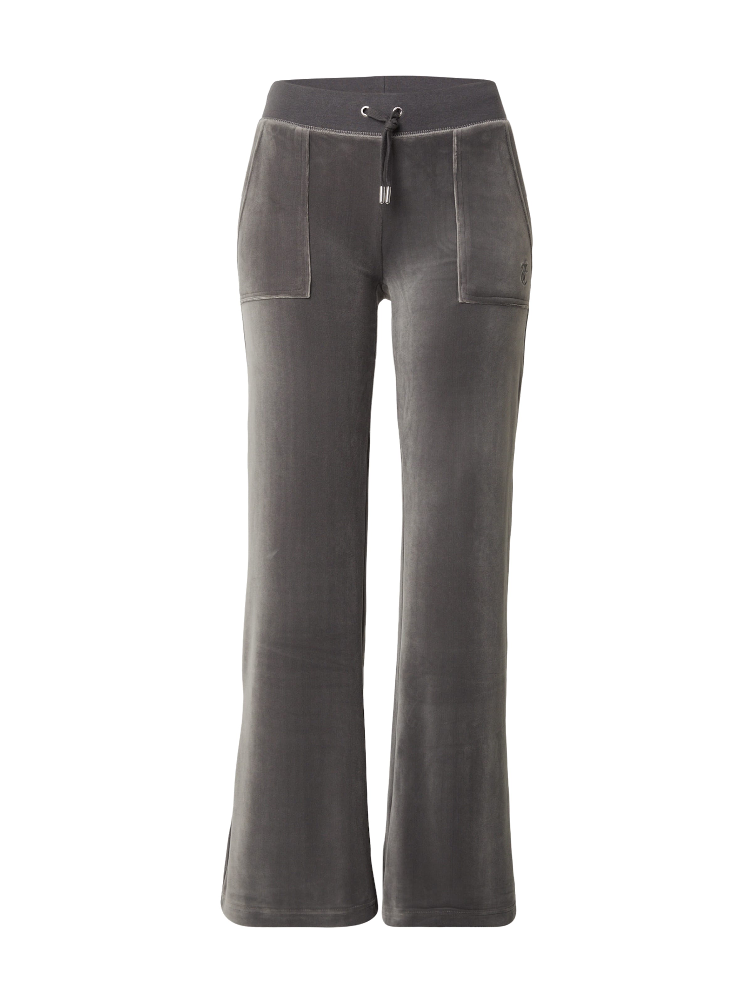 Juicy Couture - Flared Calças &#x27;LAYLA&#x27; em cinzento: frente