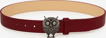 COLLEZIONE ALESSANDRO Belt 'Eule' in Red: front