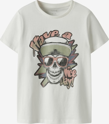 NAME IT - Camiseta 'NKMBASTIAN' en blanco: frente