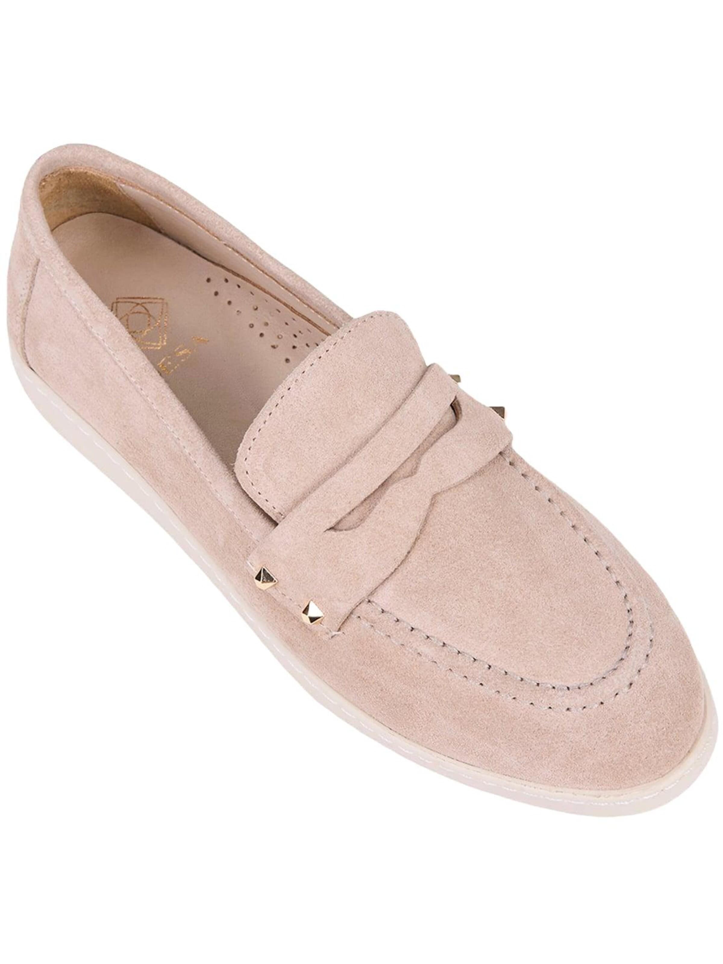 Desa - Mocasines 'Loafer' en beige: frente