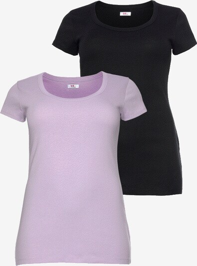 FLASHLIGHTS T-Shirt in lila / schwarz, Produktansicht