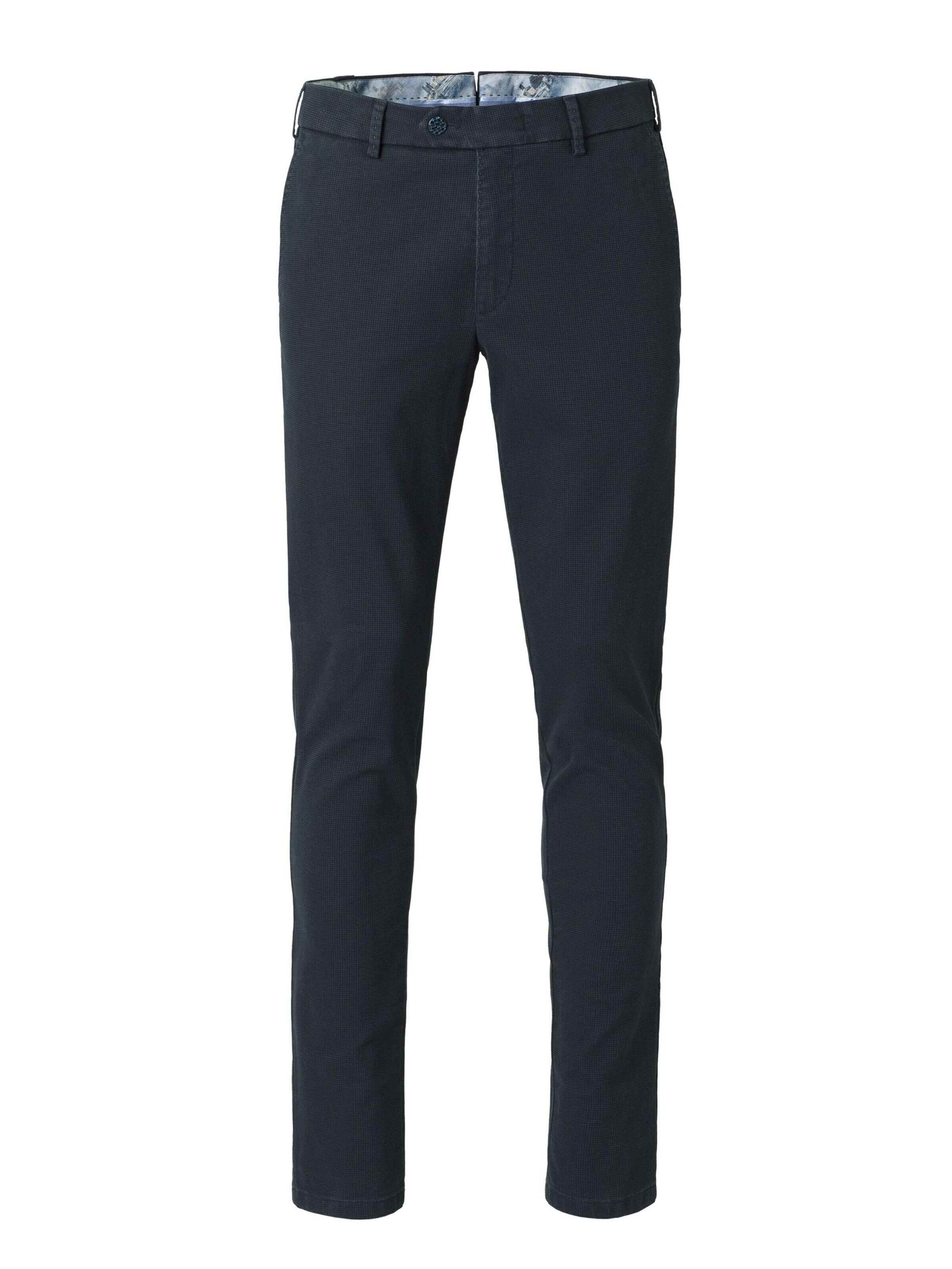 Coupe slim Pantalon chino MMX Germany en bleu : devant
