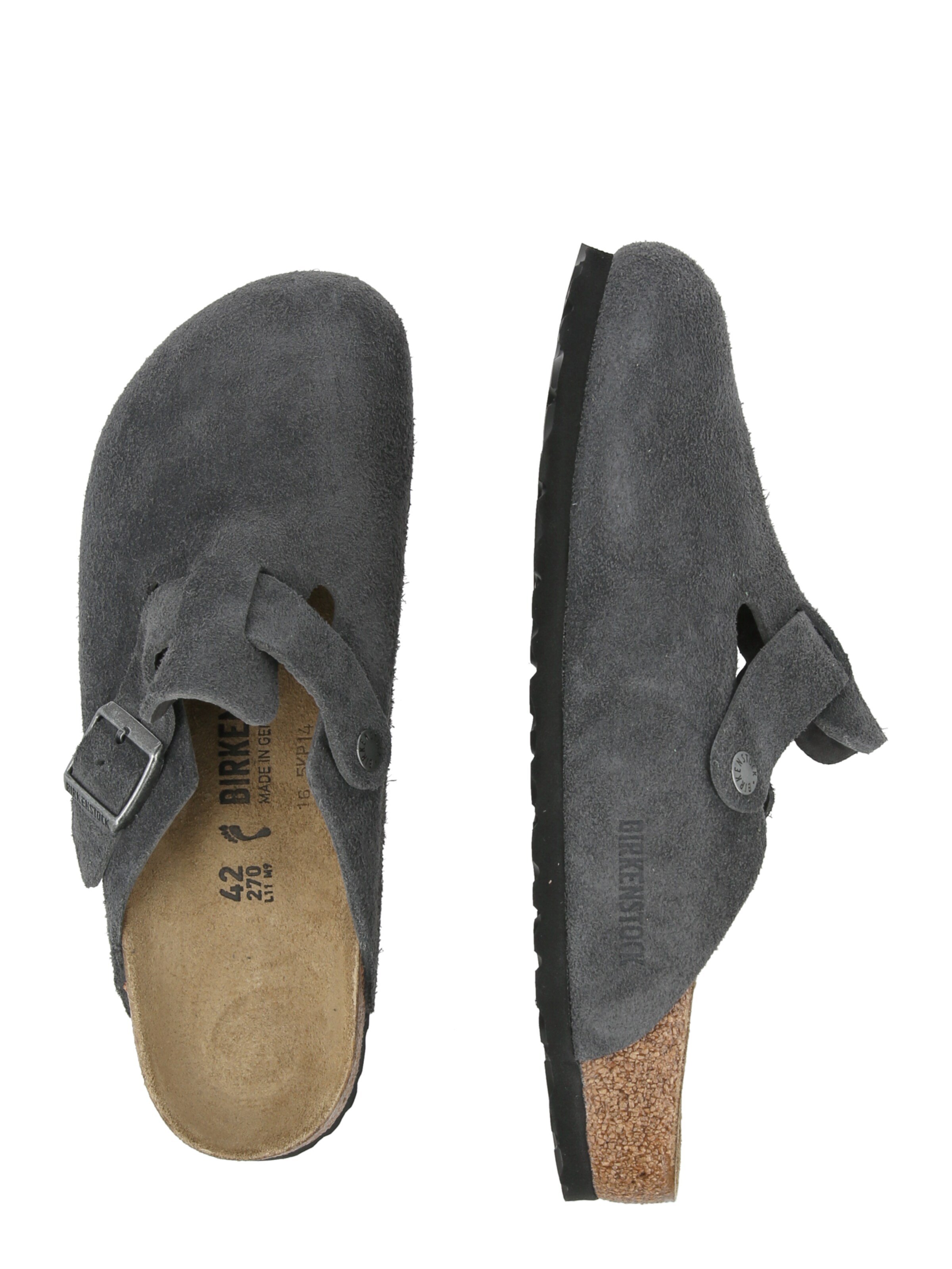 BIRKENSTOCK Mule 'Boston' in Grey