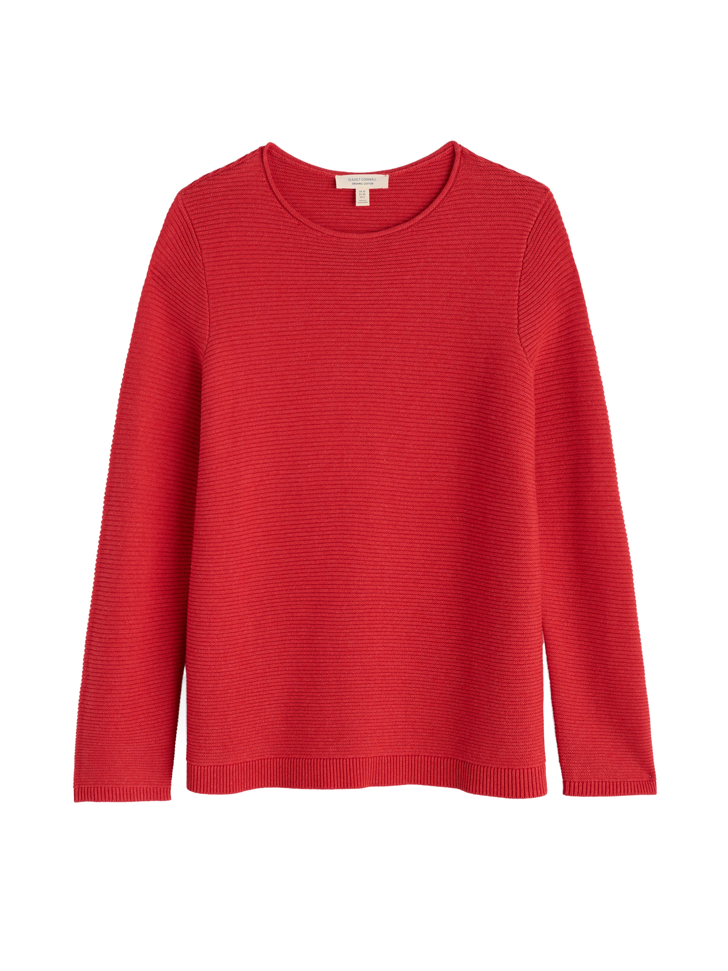 Pull-over 'Makers' Seasalt Cornwall en rouge : devant